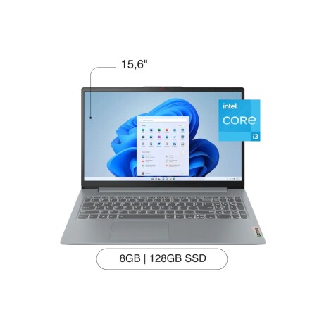 Notebook LENOVO Ideapad Slim 3I 15,6' FHD 128GB / 8GB RAM Intel Core I3-N355 - Gray Notebook LENOVO Ideapad Slim 3I 15,6' FHD 128GB / 8GB RAM Intel Core I3-N355 - Gray