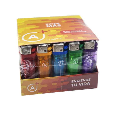 Encendedor A+ transparente x50u Encendedor A+ transparente x50u