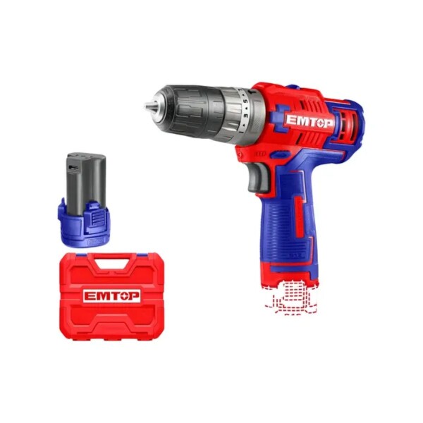 TALADRO ATORN IMP. BAT USB 12V ECIDL12620 45NM EMTOP Taladro Atorn Imp. Bat Usb 12v Ecidl12620 45nm Emtop