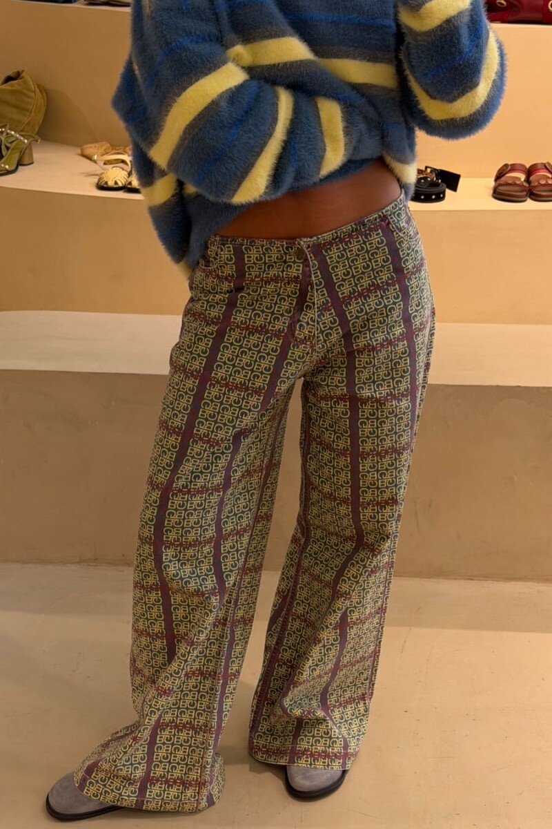 Pantalon Blaze Amarillo y petroleo