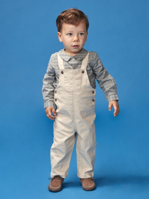 Peto Largo Con Bolsillo Piedra