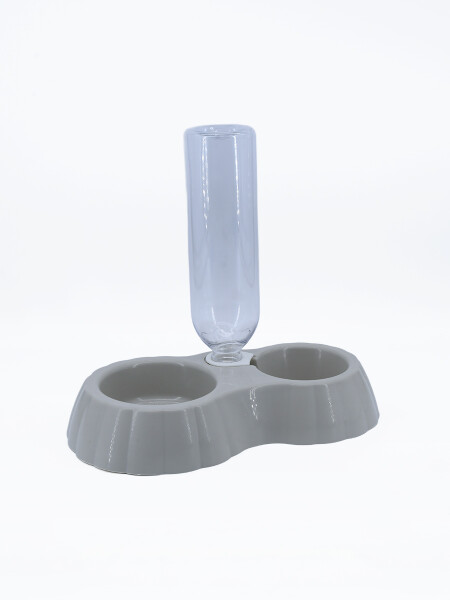PLATO DOBLE PORTA BOTELLA BEIGE