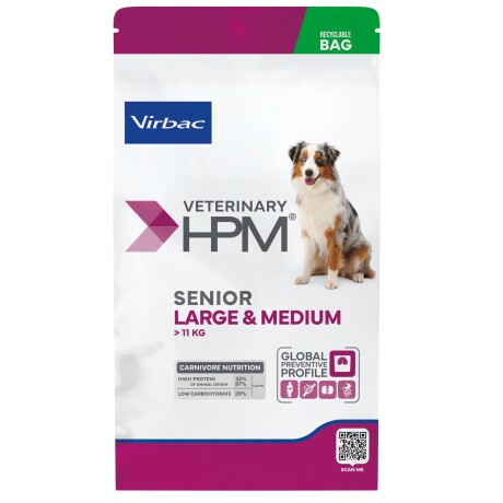 HPM SENIOR DOG LARGE & MEDIUM 3KG Hpm Senior Dog Large & Medium 3kg