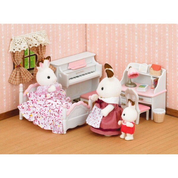 Sylvanian Families Set Dormitorio Coneja Chocolate Juguete Sylvanian Families Set Dormitorio Coneja Chocolate Juguete