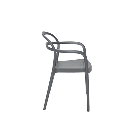 Silla apilable SISSI color grafito -TRAMONTINA TD0638