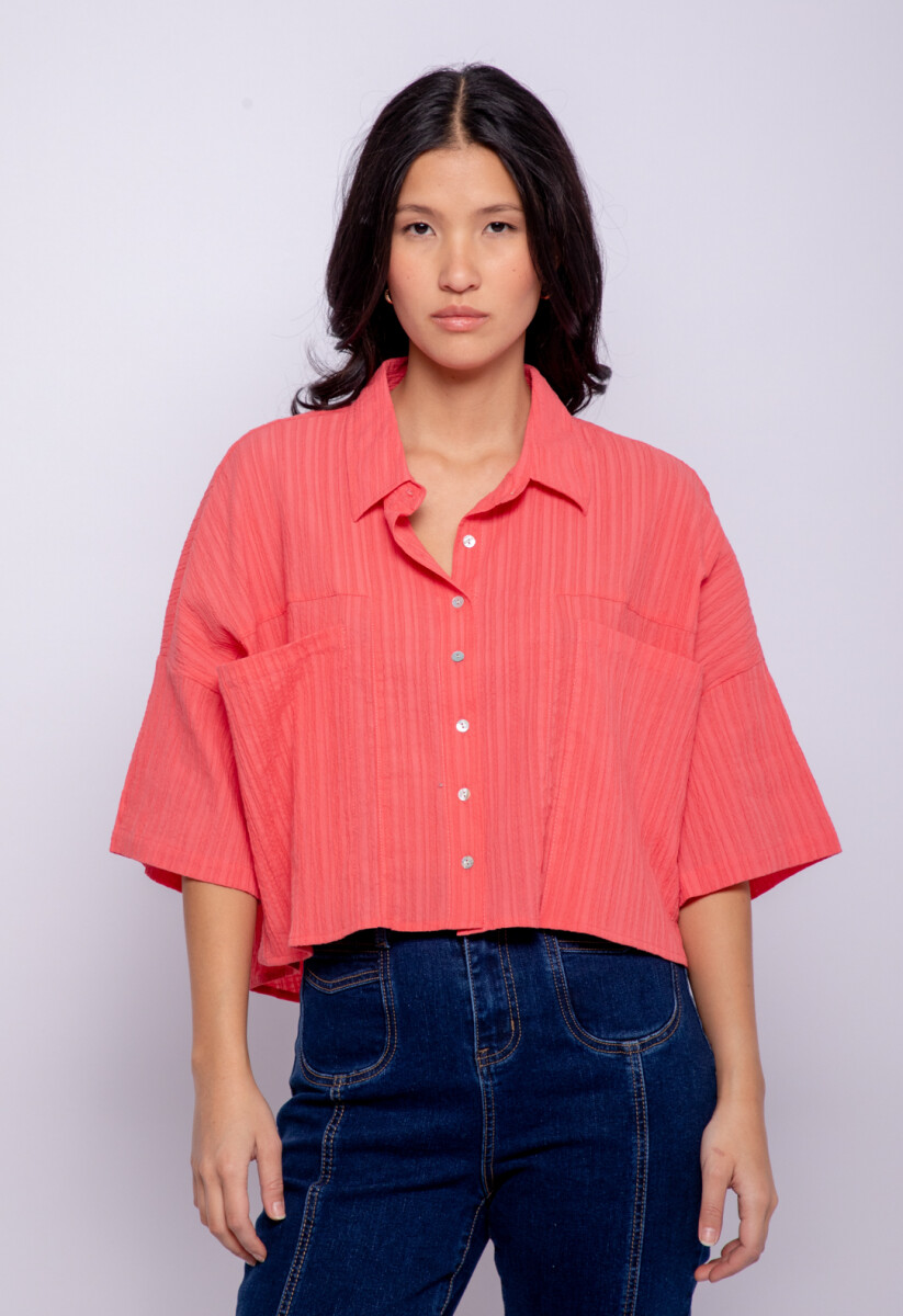 CAMISA BASSETT - Coral 