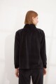 Campera plush negro