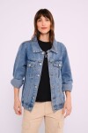 Campera de jean Azul