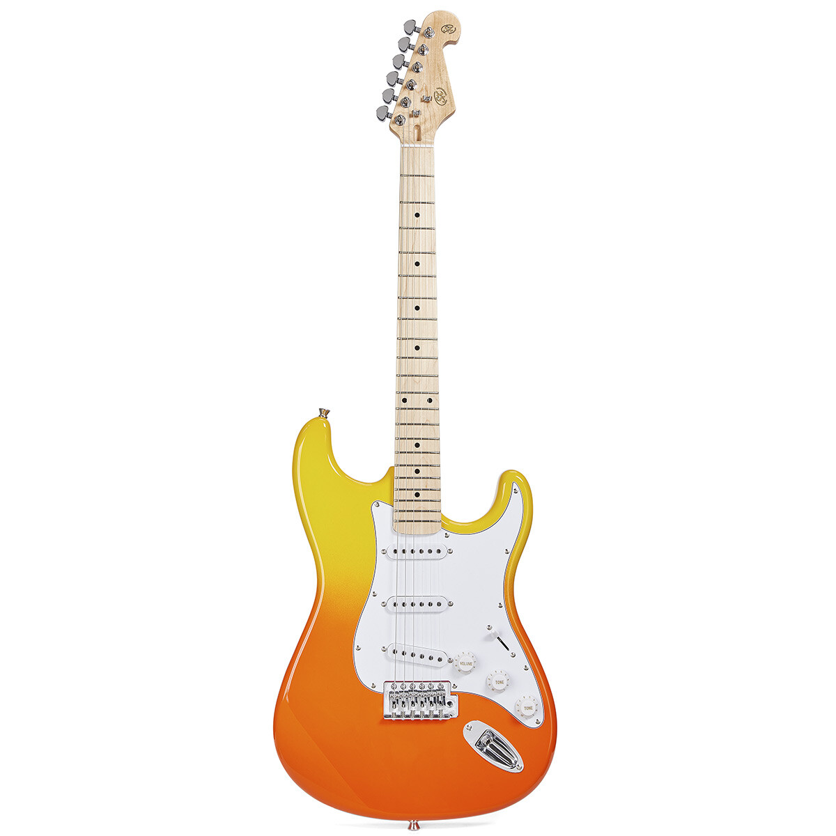 Guitarra Eléctrica Sx Sem1 Strat Naranja 