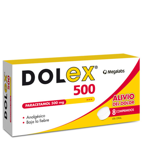 Dolex 500mg 8 Comprimidos Dolex 500mg 8 Comprimidos
