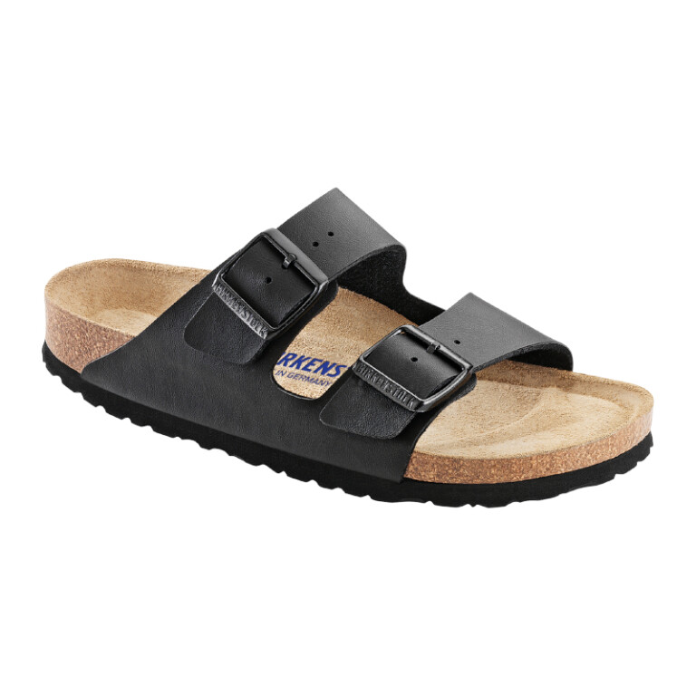 Sandalia Arizona Soft Footbed Birko-Flor - Regular Negro