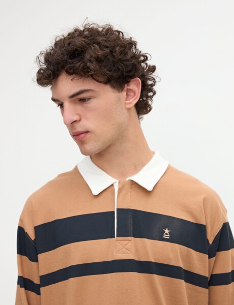 Remera polo Parsons Tostado
