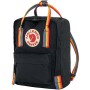 Mochila Fjallraven Kanken Rainbow Mini Unisex Black-Rainbow Pattern