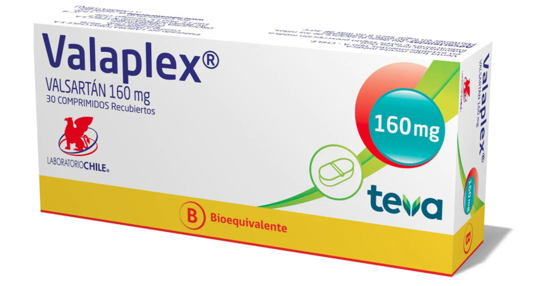 VALAPLEX 160 MG. CJ X 30 COMP. 