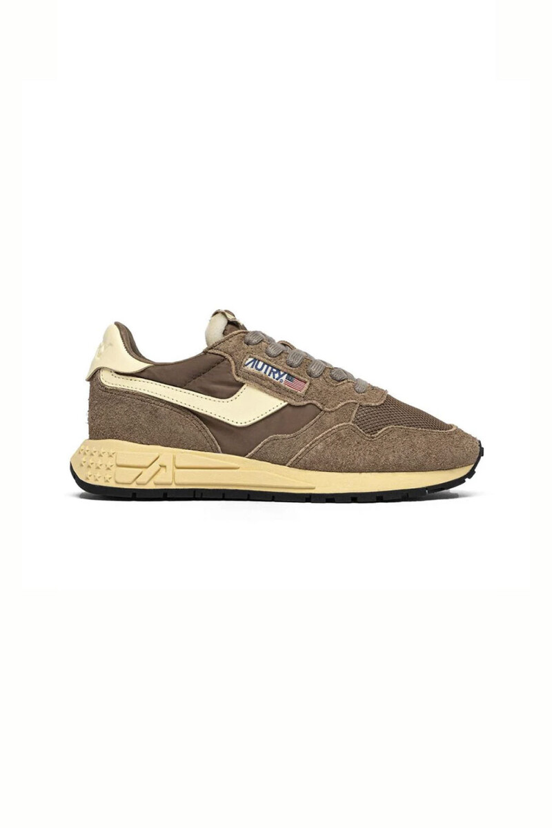 REELWIND LOW MAN SUEDE/NET COC Marron
