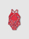 Traje De Baño Liberty Fresa Brillante