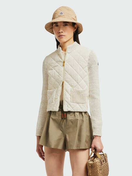 Sudadera de Algodón Tricot Blanco