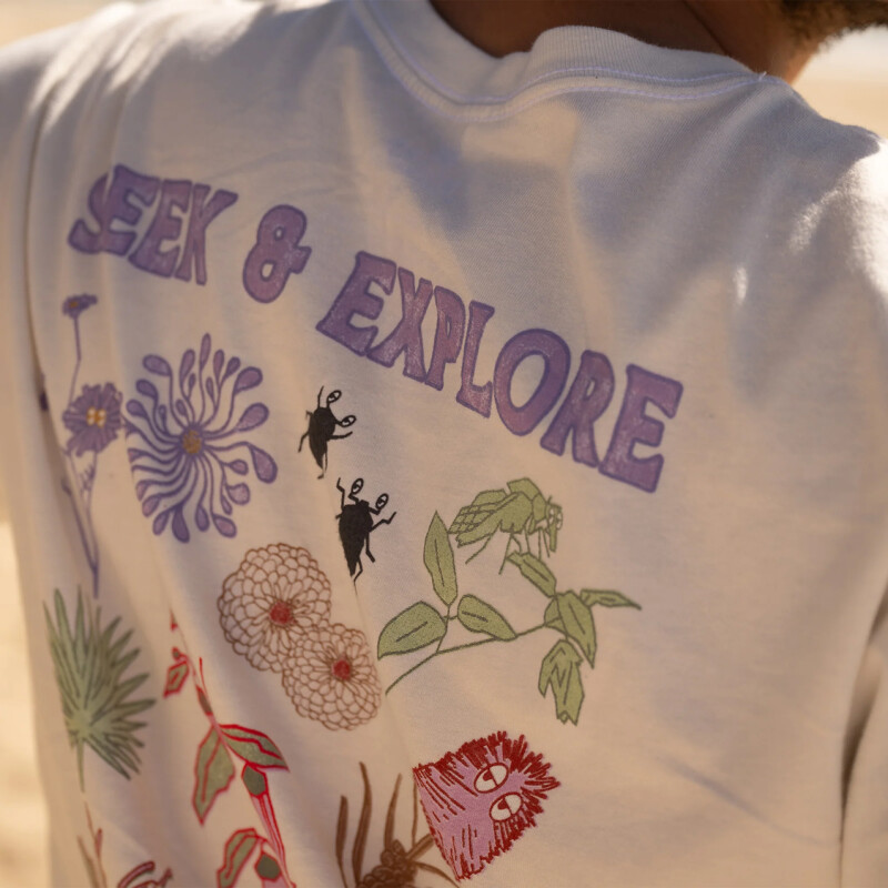 Remera Roark Seek & Explore - Blanco Remera Roark Seek & Explore - Blanco