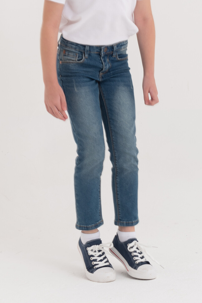 Pantalón de jean skinny Azul Oscuro