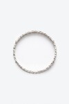 Pulsera rígida texture plateado