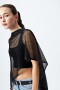 PONCHO MEL Negro
