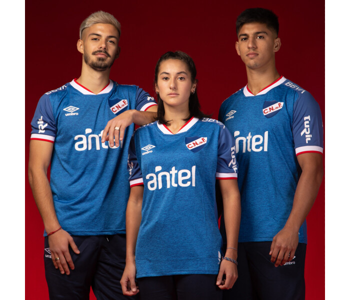 Camiseta Nacional Suarez Alt Azul/Rojo/Blanco