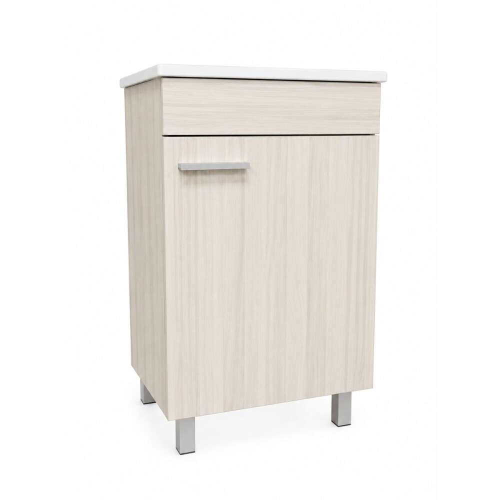 Mueble De Baño de pie beige 50 Cm Con Bacha Mueble De Baño De Pie Beige 50 Cm Con Bacha