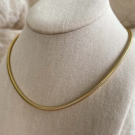 Collar GOLD SNAKE en acero dorado Collar GOLD SNAKE en acero dorado