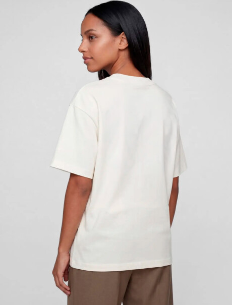 BLUSA ESTAMPADA DE MANGA CORTA BLANCO