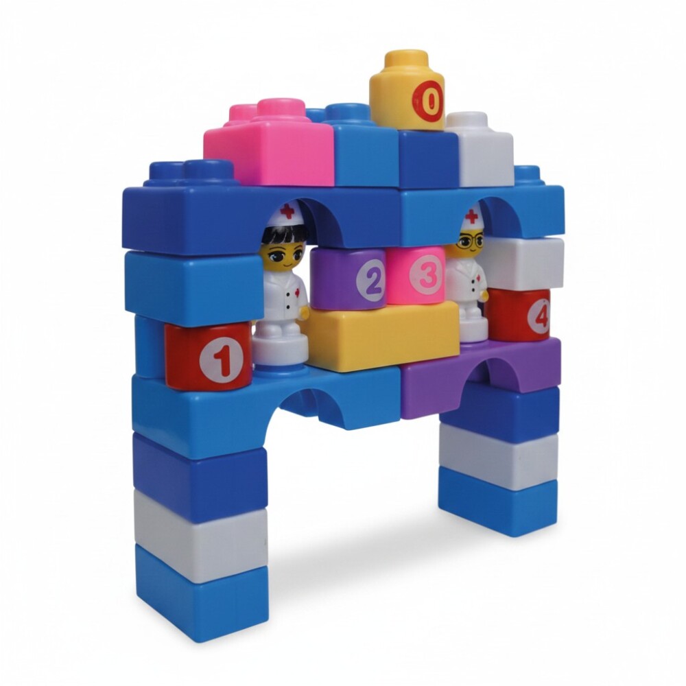 Mochila bloques mega blocks P&F medi kit