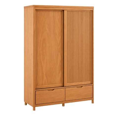 Ropero 2 Puertas Corredizas 2 Cajones FINESTRA Tauri Madera 100% Ropero 2 Puertas Corredizas 2 Cajones FINESTRA Tauri Madera 100%