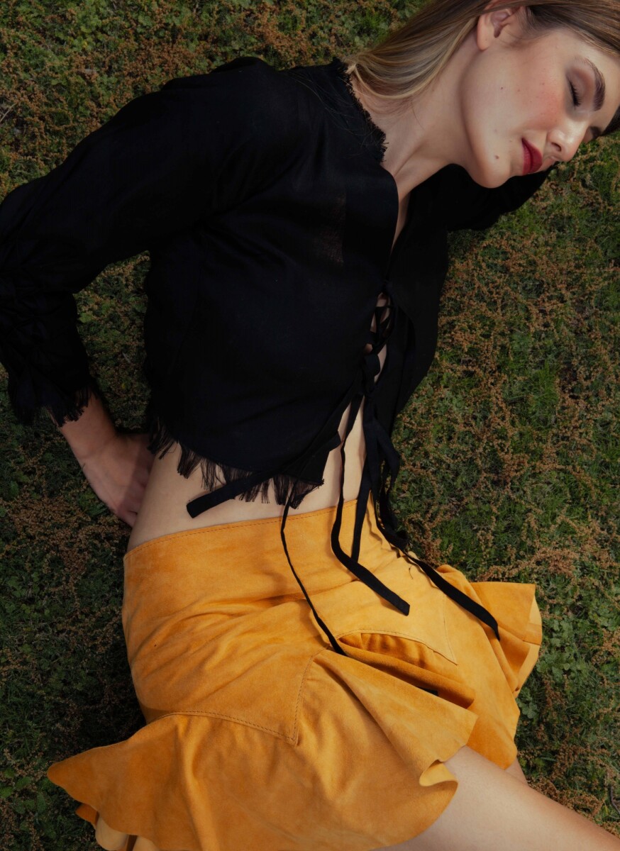 Mini Gotic Skirt - Peach 