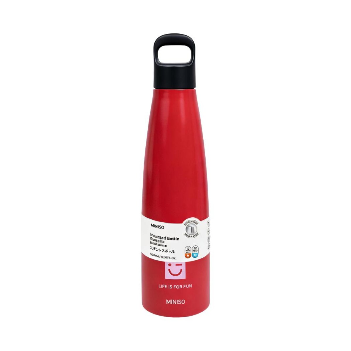 Botella térmica 500ml - rojo 