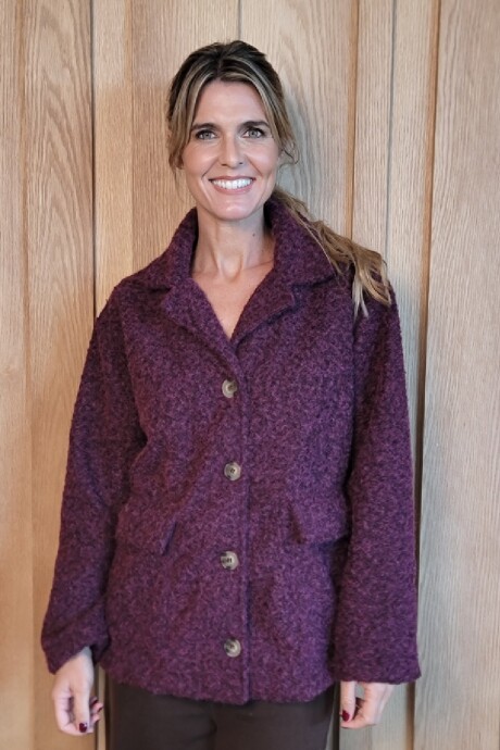 Sobreacamisa Budapest Corderito Bordeaux