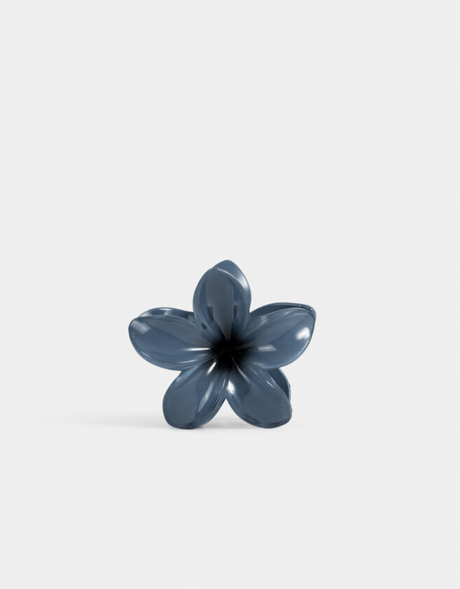 Broche Hawaianas Broche De Flor - Azul Marino