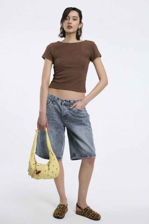 Cartera de hombro Jackie Amarillo