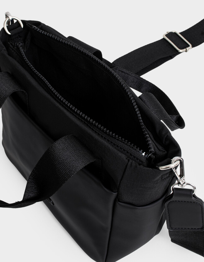 City Deportivo Cartera City Engomada - Negro
