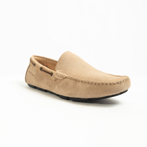 MOCASIN SUEDE/SUEDE EST TRISSÉ MINI SAND SAND
