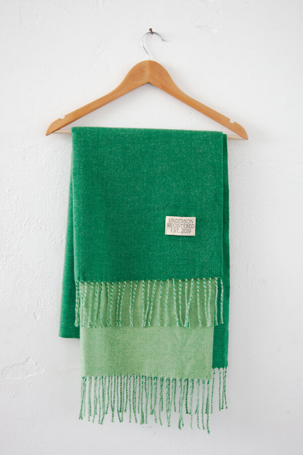 PASHMINA REVERSIBLE VERDE