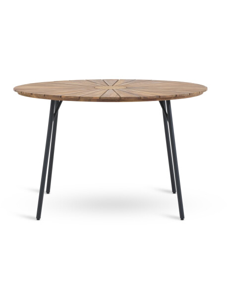 Mesa de jardín BASTRUP Ø120 mad dura/negro Mesa de jardín BASTRUP Ø120 mad dura/negro