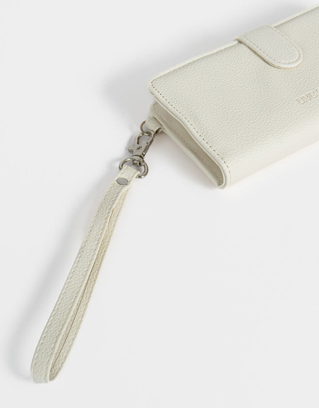 Ficheros Billetera Fichero Con Pouch - Blanco Crudo