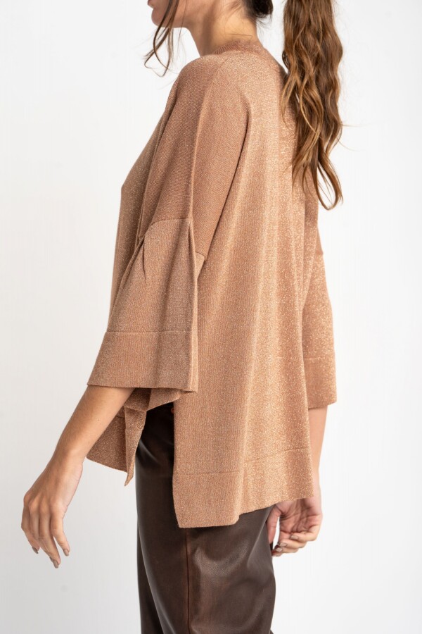 Sweater Manga Volado Mocha