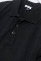 Remera polo básica NEGRO