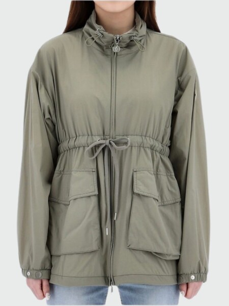 Moncler - Parka con bolsillos, IADI Verde