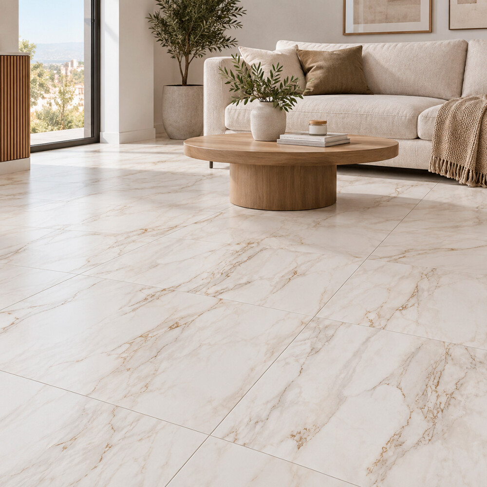 PORCELANATO CALACATA GOLD AC "A" 60X60CM Porcelanato Calacata Gold Ac "a" 60x60cm