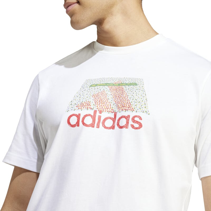 Remera Adidas Codes Bardge de Hombre - IW2640 Blanco