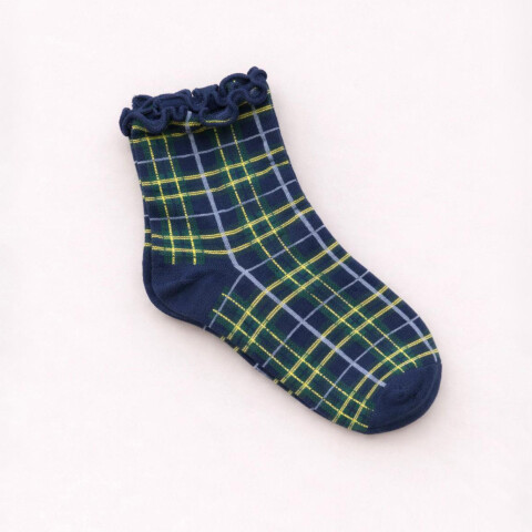 Medias Cortas Tartan Pattern