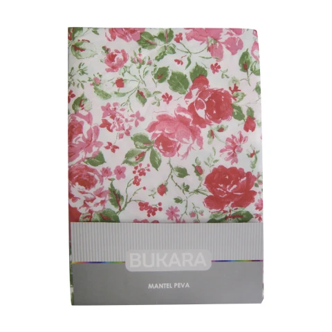 Mantel Rectangular Bukara Peva 140 x 210 cm 3573 FLOR ROSA