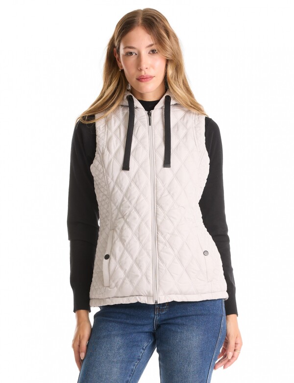 Chaleco Abrigo Capitoneado GRIS