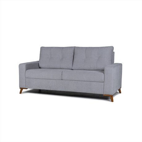 Sofá Katrina - Tela Microfibra - 3 cuerpos 10286 (Gris)